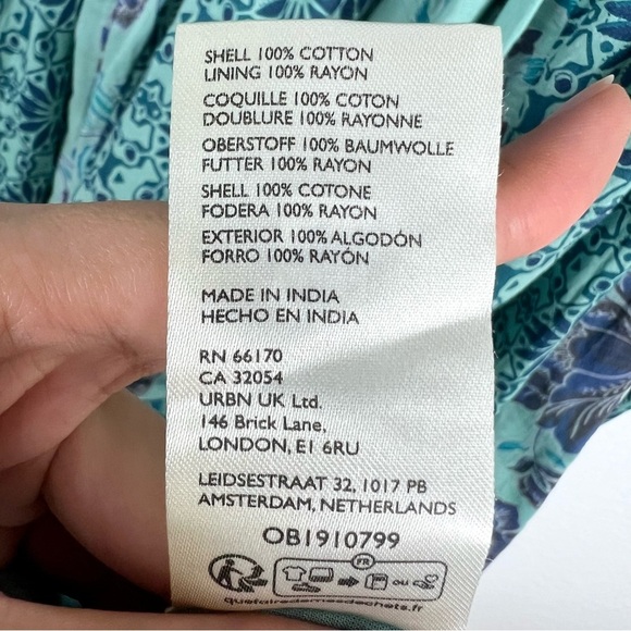 Free People A New Way Maxi Teal Combo Size S - Picture 10 of 11